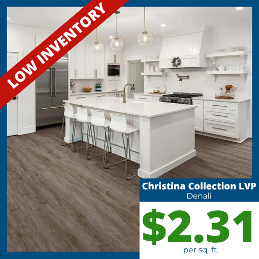 Low Inventory Christina Collection LVP Denali $2.31  per sq ft Low Inventory Christina Collection LVP Denali $2.31  per sq ft